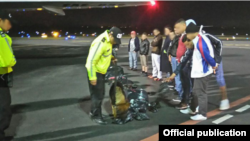 El segundo grupo partió desde el aeropuerto de Tababela de Quito.