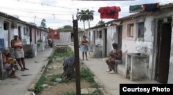 Cuartería levantada en La Habana.