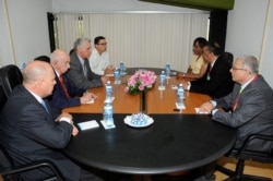 Tedros Adhanom Ghebreyesus y Miguel Díaz-Canel en La Habana.