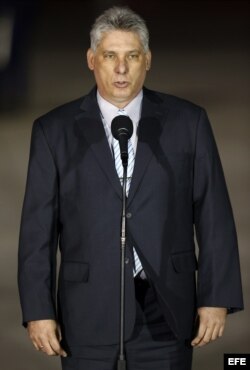 El primer vicepresidente de Cuba, Miguel Díaz- Canel.