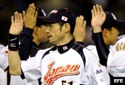 Japón venció a China 4x0 en el Clásico Mundial de Béisbol en el Tokio Dome, en marzo de 2009.