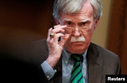 El recién destituido asesor de seguridad nacional de la Casa Blanca, John Bolton, en una foto de archivo. (REUTERS/Joshua Roberts)