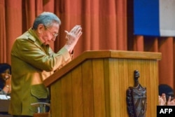 Raúl Castro en la Asamblea Nacional del Poder Popular.