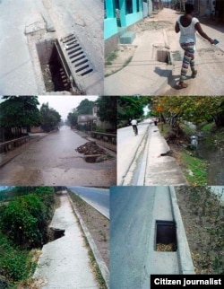 Reporta Cuba. Huecos en las calles. Foto: Mailin Góngora.