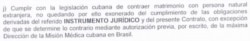 En virtud de un “contrato” que nunca pudo negociar, la voluntad del profesional de la salud cubano para escoger pareja fuera de Cuba queda regulada y se le exige obediencia como si estuviera dentro del país.