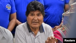 El expresidente de Bolivia, Evo Morales