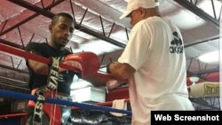 Erislandy Lara, pugilista cubano campeón del mundo.