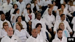 Médicos cubanos en Brasil. (Archivo)