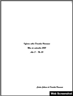 Informe sobre Derechos Humanos