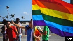 Miembros de la comunidad LGBTI en Cuba. 