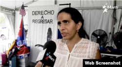 La activista Anamely Ramos ha exigido el derecho a regresar a Cuba.