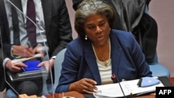 Linda Thomas-Greenfield, Embajadora de EEUU ante la ONU.