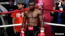 El boxeador cubano Guillermo "El Chacal" Rigondeaux.