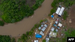 La rivera del Darién puede ser traicionera cuando las aguas crecen. 