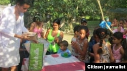 Fiesta con niños Reporta Cuba Foto Leodan Suarez