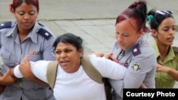 La Dama de Blanco Martha Sánchez está detenida desde el 11 de marzo pasado. (Archivo)