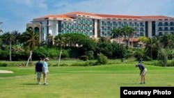 El campo de golf de Varadero, junto al hotel Meliá Las Américas.