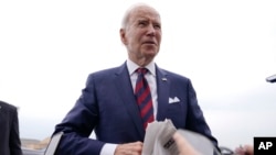 El presidente Joe Biden en Andrews Air Force Base, el 13 de mayo de 2023. (AP/Carolyn Kaster).