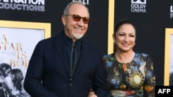 Gloria y Emilio Estefan. (Valerie Macon/AFP)