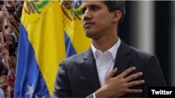 El presidente interino de Venezuela, Juan Guaidó. (Foto perfil Twitter)