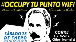 Campaña global en Cuba el 28 de enero, "Por la Libertad".