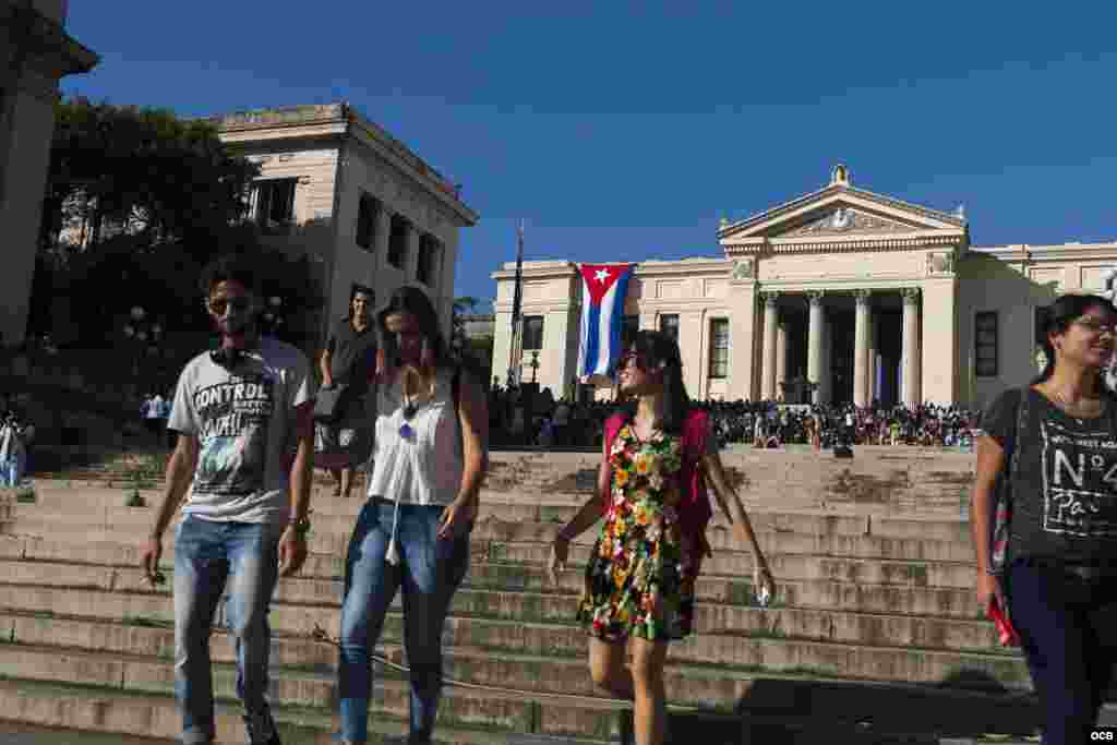 Curso Escolar 2017-2018, en la Universidad de La Habana, Cuba.