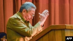 Raúl Castro en la Asamblea Nacional del Poder Popular. 