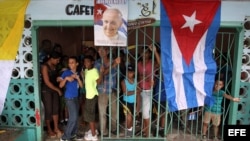 Tras el paso del papa Francisco comenzó la lluvia en Santiago de Cuba.