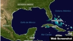 El tratado entre EEUU y Cuba abarca una zona de la plataforma continental en el Golfo de México oriental.