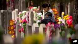 El cementerio de Babaoshan, en Beijing. (AP/Mark Schiefelbein).