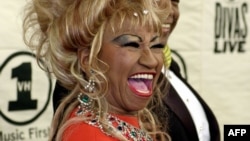 La cantante cubana Celia Cruz.