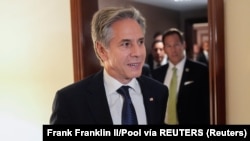 El secretario de Estado de EEUU, Antony Blinken, asiste a reuniones al margen de la Asamblea General de las Naciones Unidas en Nueva York. (Frank Franklin II/Pool vía Reuters)