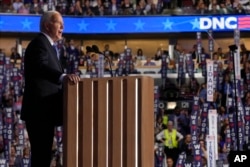 El presidente Joe Biden habla durante el primer día de la Convención Nacional Demócrata, el lunes 19 de agosto de 2024, en Chicago. (Foto AP/Jacquelyn Martin)